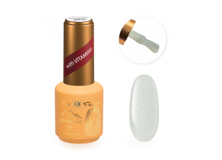 Fiber Gel with Vitamin E and Calcium - Milky Porcelain 15ml